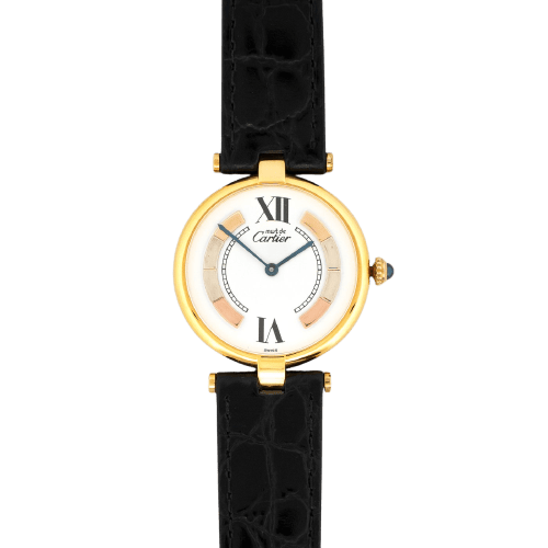 Cartier Must Vendôme - Montre LM en vermeil, cadran Trinity ivoire