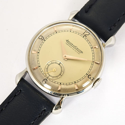Jaeger-LeCoultre - Montre en acier, cadran deux tons 58 Facettes A1202