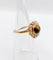 Bague 50 Bague marguerite vintage en or 18k, quartz œil de tigre et perles 58 Facettes A07563