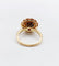 Bague 50 Bague marguerite vintage en or 18k, quartz œil de tigre et perles 58 Facettes A07563