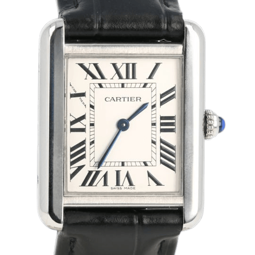 Cartier Tank Solo - Montre quartz bracelet cuir 58 Facettes MT47216