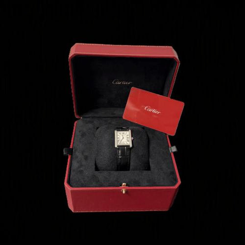 Cartier Tank Solo - Montre quartz bracelet cuir 58 Facettes MT47216