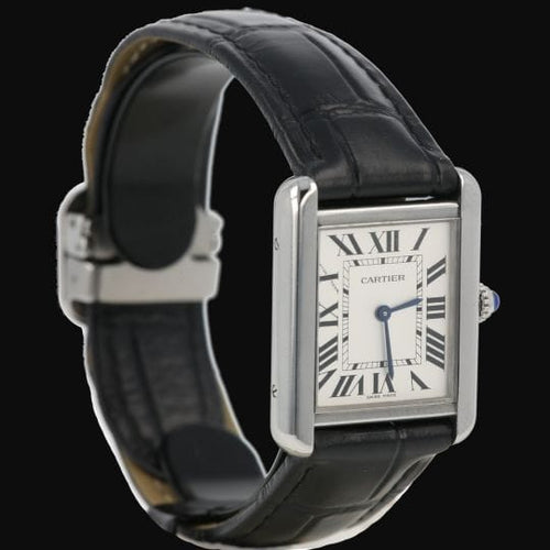 Cartier Tank Solo - Montre quartz bracelet cuir 58 Facettes MT47216