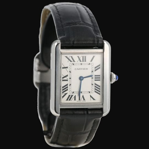 Cartier Tank Solo - Montre quartz bracelet cuir 58 Facettes MT47216