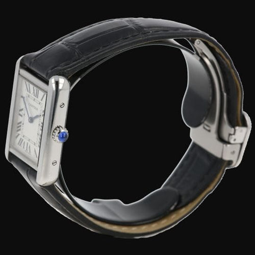 Cartier Tank Solo - Montre quartz bracelet cuir 58 Facettes MT47216
