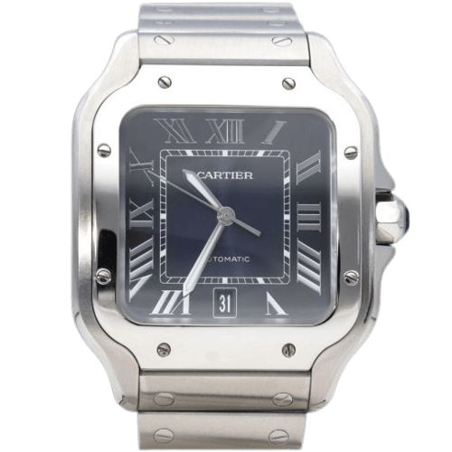 Cartier Santos - Montre en acier 58 Facettes MT47335