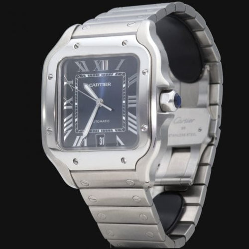 Cartier Santos - Montre en acier 58 Facettes MT47335