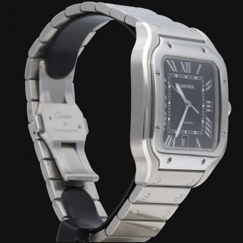 Cartier Santos - Montre en acier 58 Facettes MT47335