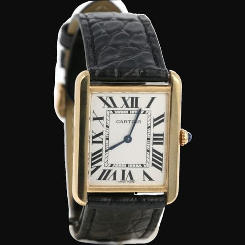 Cartier Tank Solo MM - Montre en or jaune et acier 58 Facettes MT47341