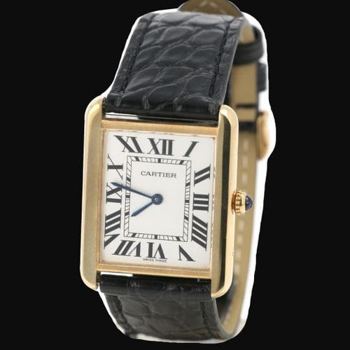 Cartier Tank Solo MM - Montre en or jaune et acier 58 Facettes MT47341