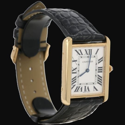 Cartier Tank Solo MM - Montre en or jaune et acier 58 Facettes MT47341
