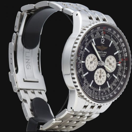 Breitling Navitimer - Montre chronographe en or jaune et acier 58 Facettes MT47266