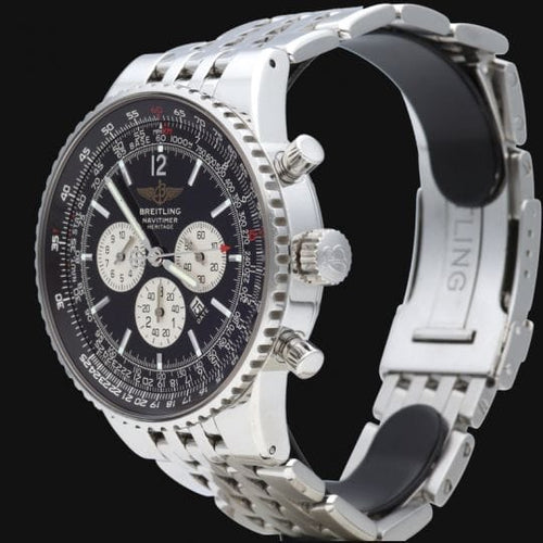 Breitling Navitimer - Montre chronographe en or jaune et acier 58 Facettes MT47266