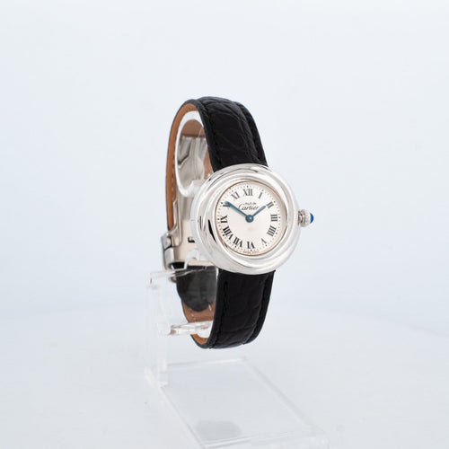 Cartier Must Trinity - Montre en argent à cadran romain argenté 58 Facettes 557