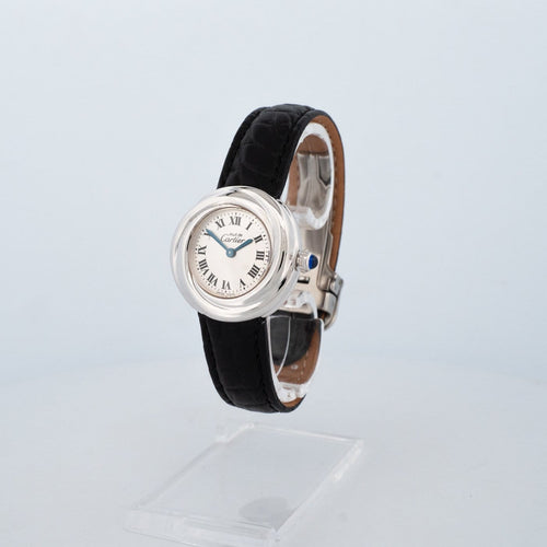 Cartier Must Trinity - Montre en argent à cadran romain argenté 58 Facettes 557