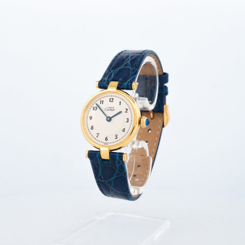 Cartier Must Vendôme - Montre SM en vermeil cadran ivoire Breguet 58 Facettes 558