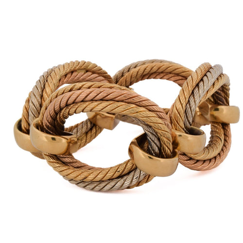 Weingrill - Bracelet en or jaune, rose et blanc 18 ct 58 Facettes BR138 '(051619)