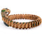 Bracelet vintage serpent en or 14 kt avec diamants et rubis 58 Facettes BR136 '(02459)