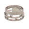 55 Bague en or blanc et diamants taille brillant 58 Facettes S403