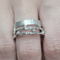 55 Bague en or blanc et diamants taille brillant 58 Facettes S403
