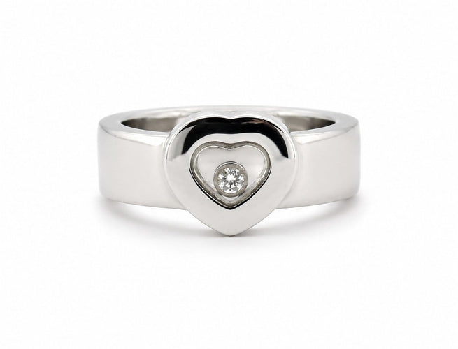 50 Chopard Happy Diamonds - Bague en or blanc et diamant 58 Facettes 91000-ac13140