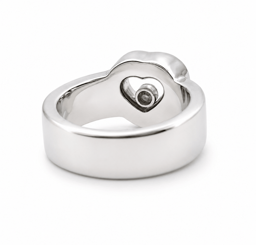 50 Chopard Happy Diamonds - Bague en or blanc et diamant 58 Facettes 91000-ac13140