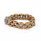 59 Bague vintage en or jaune 18 kt avec diamant 58 Facettes AN662 '(0569)