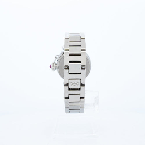 Cartier Pasha - Montre SM en acier cadran rose arabe 58 Facettes 544