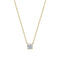 Embrace - Collier solitaire en or 18 carats et diamant 0,20 ct 58 Facettes GPD1035YG