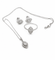 Parure - Bague, collier et boucles d'oreilles en or blanc et diamants 58 Facettes 90995-96-97-ac13127