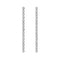AITCHES Disco - Boucles d'oreilles tennis en or blanc et diamants 58 Facettes GER1341WG