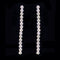 AITCHES Disco - Boucles d'oreilles tennis en or blanc et diamants 58 Facettes GER1341WG