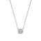 Embrace - Collier halo 0,15 ct en or blanc 18K et diamants 58 Facettes GPD1089WG