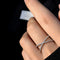 53 One of A Kind - Bague croix en or blanc et diamants 58 Facettes GBR1041WG