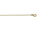 Chaîne maille forçat en or jaune 18 carats 58 Facettes 1794571