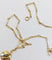 Collier Art déco en or jaune et blanc 18k à palmettes 58 Facettes A07564