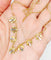 Collier Art déco en or jaune et blanc 18k à palmettes 58 Facettes A07564