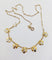 Collier Art déco en or jaune et blanc 18k à palmettes 58 Facettes A07564