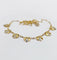 Collier Art déco en or jaune et blanc 18k à palmettes 58 Facettes A07564