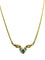Collier en or jaune, émeraude et diamants 58 Facettes 1794603