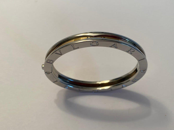 Bvlgari Bzero1 - Bracelet en acier et or jaune 58 Facettes AZ-PG-262170