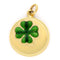 Pendentif trèfle à quatre feuilles en or 14k et émail 58 Facettes B78384BA3219483AAE12A0F1AC54FA9D