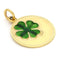 Pendentif trèfle à quatre feuilles en or 14k et émail 58 Facettes B78384BA3219483AAE12A0F1AC54FA9D