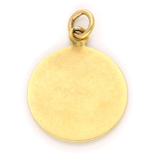 Pendentif trèfle à quatre feuilles en or 14k et émail 58 Facettes B78384BA3219483AAE12A0F1AC54FA9D