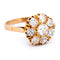56 Bague cluster ancienne en or 14k et diamants 58 Facettes D39F64A5246947F991169FA5FE4AB769