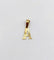 Pendentif lettre A vintage en or 18k 58 Facettes A07573