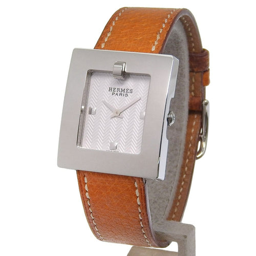 Montre Hermès Belt - Montre quartz en acier inoxydable et cuir 58 Facettes qjvm8vrdfy