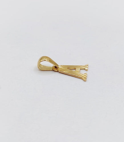 Pendentif lettre A vintage en or 18k 58 Facettes A07574