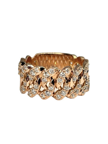 60 Bague en or rose et diamants 0,60 ct 58 Facettes 2130