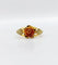 51 Art nouveau - Bague en or rose 18K ciselé 58 Facettes A07575